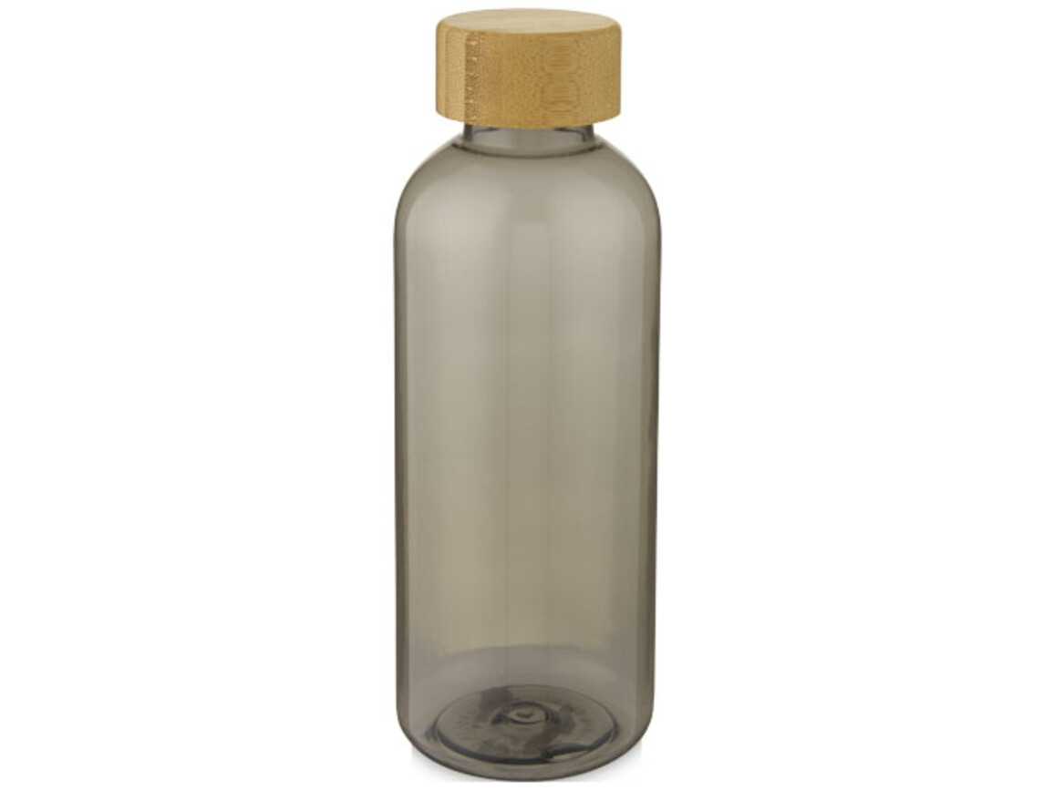 Ziggs 650 ml Sportflasche aus recyceltem Kunststoff, charcoal transparent bedrucken, Art.-Nr. 10067984