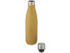 Cove 500 ml Kupfer-Vakuum Isolierflasche in Holzoptik, heather natur bedrucken, Art.-Nr. 10068306