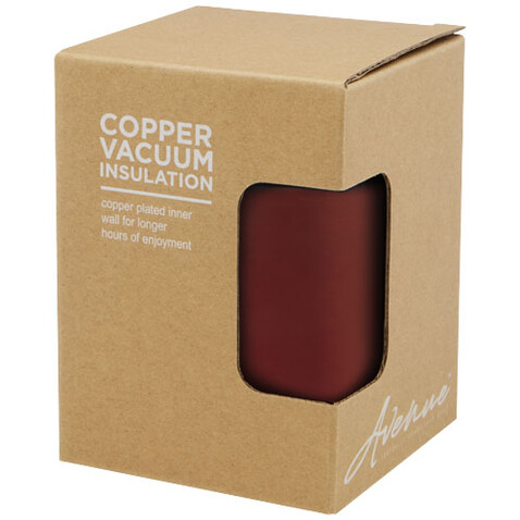 Jetta 180 ml Kupfer-Vakuum Isolierbecher, rot bedrucken, Art.-Nr. 10068821