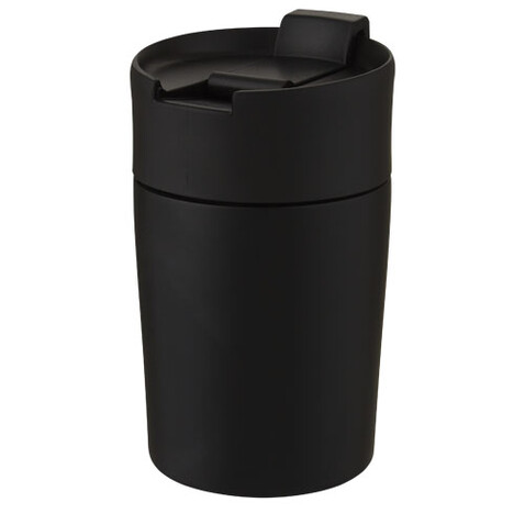 Jetta 180 ml Kupfer-Vakuum Isolierbecher, schwarz bedrucken, Art.-Nr. 10068890