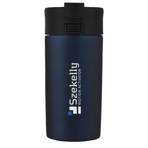 Jetta 330 ml Kupfer-Vakuum Isolierbecher, blau bedrucken, Art.-Nr. 10068952
