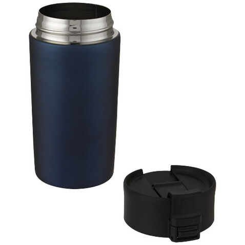 Jetta 330 ml Kupfer-Vakuum Isolierbecher, blau bedrucken, Art.-Nr. 10068952
