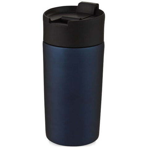 Jetta 330 ml Kupfer-Vakuum Isolierbecher, blau bedrucken, Art.-Nr. 10068952