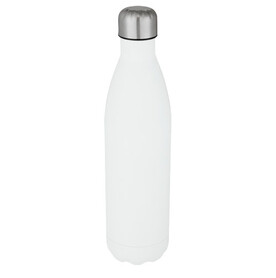 Cove 750 ml vakuumisolierte Edelstahlflasche, weiss bedrucken, Art.-Nr. 10069301