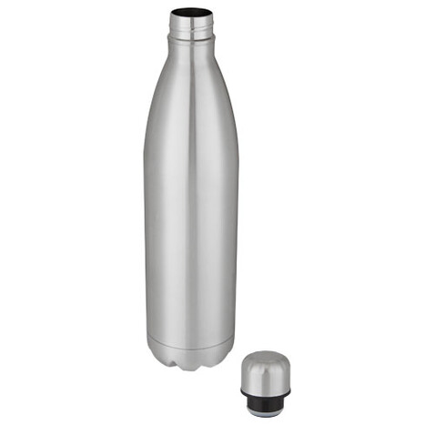 Cove 1 L vakuumisolierte Edelstahlflasche, silber bedrucken, Art.-Nr. 10069481