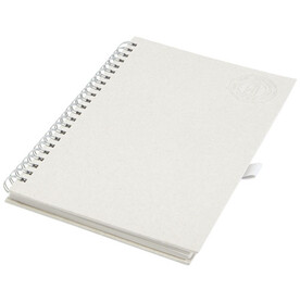 Dairy Dream A5 Spiral Notizbuch aus recyceltem Milchkarton, offwhite bedrucken, Art.-Nr. 10778302