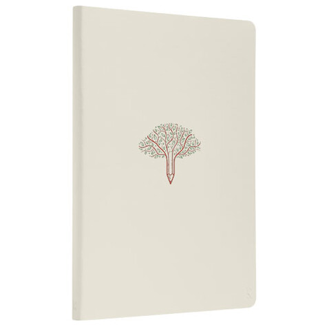 Karst® A5 Hardcover Notizbuch, beige bedrucken, Art.-Nr. 10779002