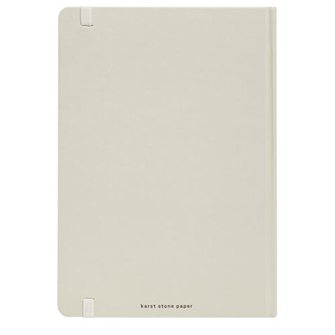 Karst® A5 Hardcover Notizbuch, beige bedrucken, Art.-Nr. 10779002