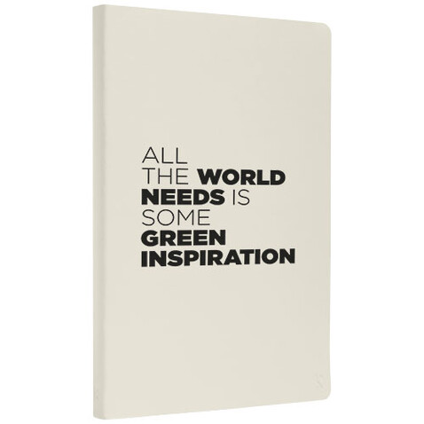 Karst® A5 Softcover Notizbuch, beige bedrucken, Art.-Nr. 10779102