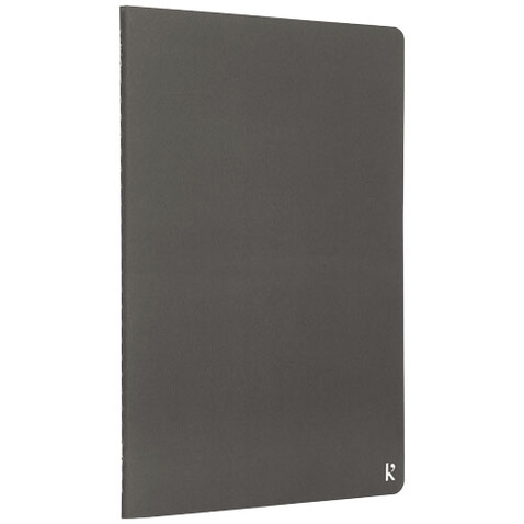 Karst® A5 Notizbuch, Doppelpack, schiefergrau bedrucken, Art.-Nr. 10779282