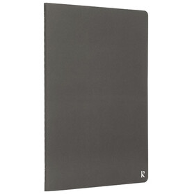 Karst® A5 Notizbuch, Doppelpack, schiefergrau bedrucken, Art.-Nr. 10779282