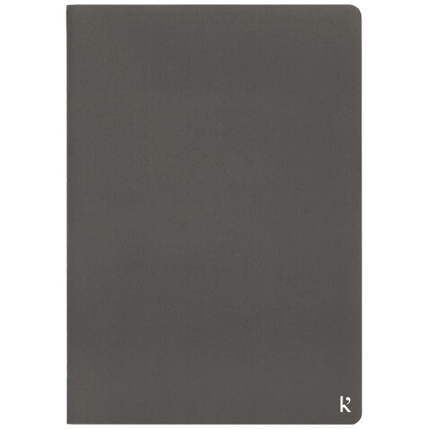 Karst® A5 Notizbuch, Doppelpack, schiefergrau bedrucken, Art.-Nr. 10779282