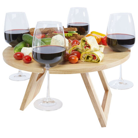 Soll klappbarer Picknicktisch, natural bedrucken, Art.-Nr. 11328106