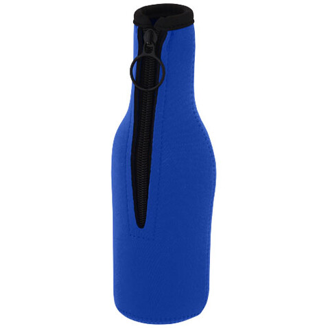 Fris Flaschenmanschette aus recyceltem Neopren, royalblau bedrucken, Art.-Nr. 11328753