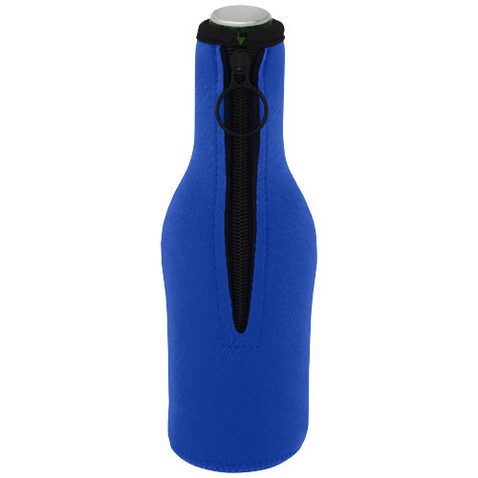 Fris Flaschenmanschette aus recyceltem Neopren, royalblau bedrucken, Art.-Nr. 11328753
