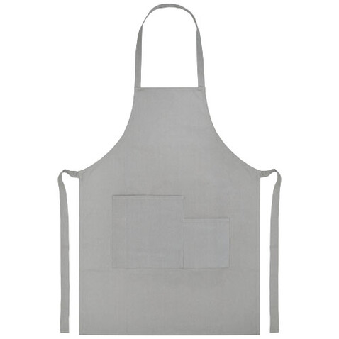 Khana 280 g/m² Schürze aus Baumwolle, grau bedrucken, Art.-Nr. 11329582