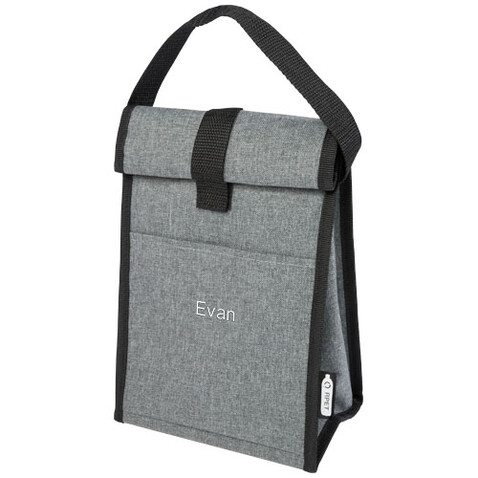 Reclaim GRS rPET Kühltasche für 4 Dosen 5L, heather grau bedrucken, Art.-Nr. 12061780