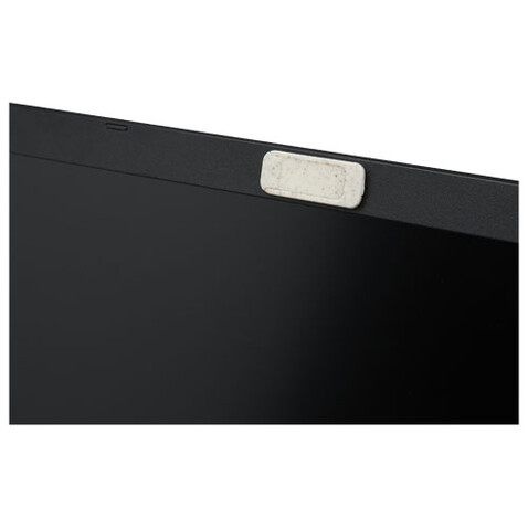 Kushi Weizenstroh-Webcam-Blocker, beige bedrucken, Art.-Nr. 12424602