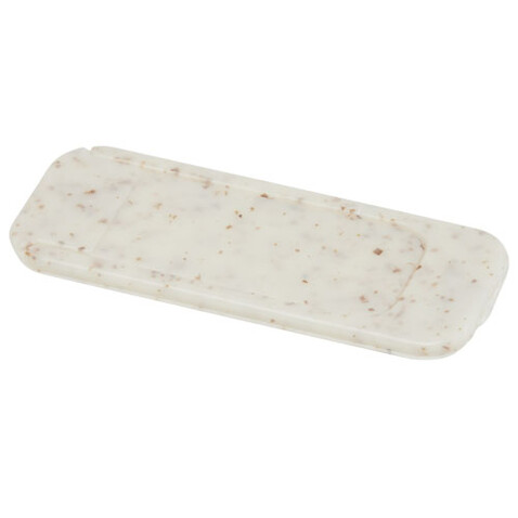 Kushi Weizenstroh-Webcam-Blocker, beige bedrucken, Art.-Nr. 12424602