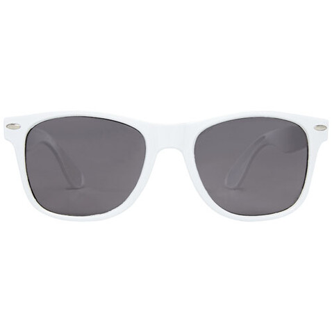 Sun Ray rPET Sonnenbrille, weiss bedrucken, Art.-Nr. 12700401