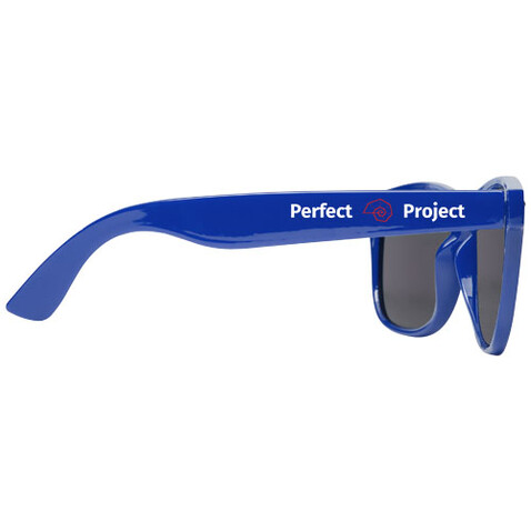 Sun Ray rPET Sonnenbrille, royalblau bedrucken, Art.-Nr. 12700453