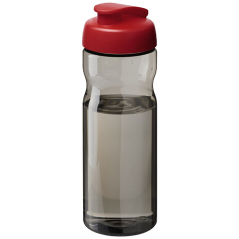 H2O Active® Base Tritan™ 650 ml Sportflasche mit Klappdeckel, kohle, rot bedrucken, Art.-Nr. 21043602 H2O Active® Base Tritan™ 650 ml Sportflasche mit Klappdeckel, kohle, rot bedrucken, Art.-Nr. 21043602