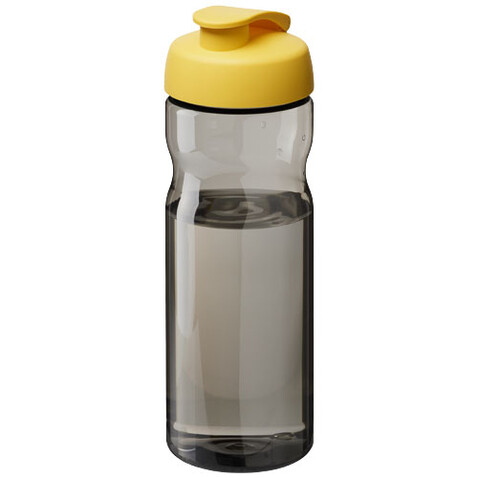 H2O Active® Base Tritan™ 650 ml Sportflasche mit Klappdeckel, kohle, gelb bedrucken, Art.-Nr. 21043604 H2O Active® Base Tritan™ 650 ml Sportflasche mit Klappdeckel, kohle, gelb bedrucken, Art.-Nr. 21043604