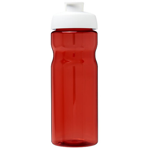 H2O Active® Base Tritan™ 650 ml Sportflasche mit Klappdeckel, rot, weiss bedrucken, Art.-Nr. 21043607