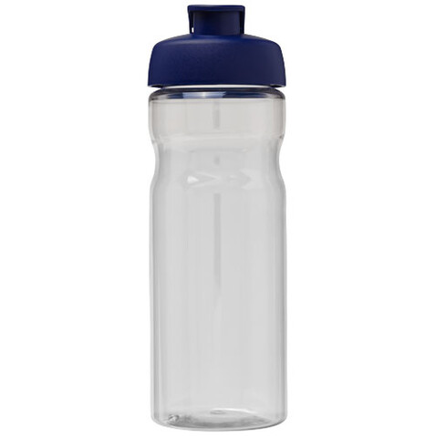 H2O Active® Base Tritan™ 650 ml Sportflasche mit Klappdeckel, transparent klar, blau bedrucken, Art.-Nr. 21043611 H2O Active® Base Tritan™ 650 ml Sportflasche mit Klappdeckel, transparent klar, blau bedrucken, Art.-Nr. 21043611