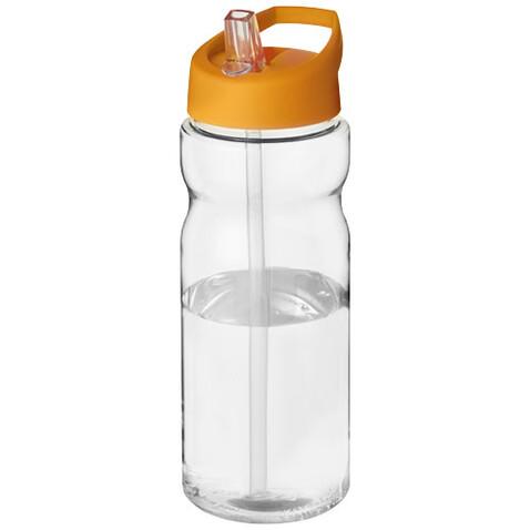 H2O Active® Base Tritan™ 650 ml Sportflasche mit Ausgussdeckel, transparent klar, orange bedrucken, Art.-Nr. 21043711 H2O Active® Base Tritan™ 650 ml Sportflasche mit Ausgussdeckel, transparent klar, orange bedrucken, Art.-Nr. 21043711