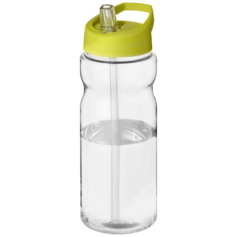 H2O Active® Base Tritan™ 650 ml Sportflasche mit Ausgussdeckel, transparent klar, limone bedrucken, Art.-Nr. 21043712