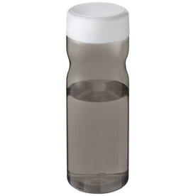 H2O Active® Base Tritan™ 650-ml-Sportflasche mit Drehdeckel, kohle, weiss bedrucken, Art.-Nr. 21043800 H2O Active® Base Tritan™ 650-ml-Sportflasche mit Drehdeckel, kohle, weiss bedrucken, Art.-Nr. 21043800