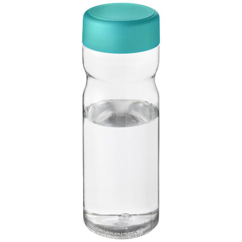 H2O Active® Base Tritan™ 650-ml-Sportflasche mit Drehdeckel, transparent klar, aquablau bedrucken, Art.-Nr. 21043812 H2O Active® Base Tritan™ 650-ml-Sportflasche mit Drehdeckel, transparent klar, aquablau bedrucken, Art.-Nr. 21043812