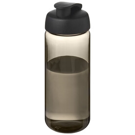 H2O Active® Octave Tritan™ 600-ml-Sportflasche mit Klappdeckel, kohle, schwarz bedrucken, Art.-Nr. 21044500 H2O Active® Octave Tritan™ 600-ml-Sportflasche mit Klappdeckel, kohle, schwarz bedrucken, Art.-Nr. 21044500