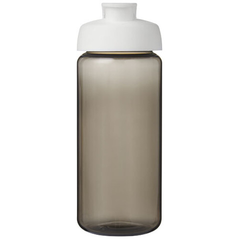 H2O Active® Octave Tritan™ 600-ml-Sportflasche mit Klappdeckel, kohle, weiss bedrucken, Art.-Nr. 21044505 H2O Active® Octave Tritan™ 600-ml-Sportflasche mit Klappdeckel, kohle, weiss bedrucken, Art.-Nr. 21044505