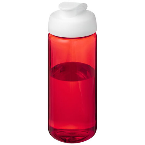 H2O Active® Octave Tritan™ 600-ml-Sportflasche mit Klappdeckel, rot, weiss bedrucken, Art.-Nr. 21044507 H2O Active® Octave Tritan™ 600-ml-Sportflasche mit Klappdeckel, rot, weiss bedrucken, Art.-Nr. 21044507