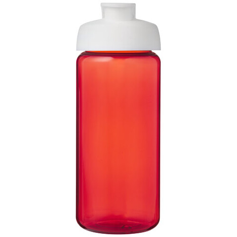 H2O Active® Octave Tritan™ 600-ml-Sportflasche mit Klappdeckel, rot, weiss bedrucken, Art.-Nr. 21044507 H2O Active® Octave Tritan™ 600-ml-Sportflasche mit Klappdeckel, rot, weiss bedrucken, Art.-Nr. 21044507