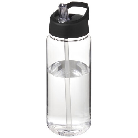 H2O Active® Octave Tritan™ 600 ml Sportflasche mit Ausgussdeckel, transparent klar, schwarz bedrucken, Art.-Nr. 21044608 H2O Active® Octave Tritan™ 600 ml Sportflasche mit Ausgussdeckel, transparent klar, schwarz bedrucken, Art.-Nr. 21044608