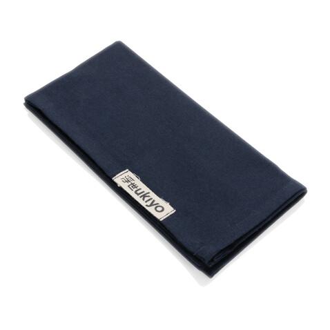Ukiyo Aware™ 180gr rCotton 4-tlg. Servietten-Set navy blau bedrucken, Art.-Nr. P261.255