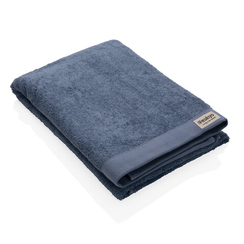 Ukiyo Sakura AWARE™ 500gr/m² Badetuch 70 x 140cm blau bedrucken, Art.-Nr. P453.825