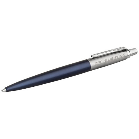 Parker Jotter Bond Street Kugelschreiber (blaue Mine), navy, silber bedrucken, Art.-Nr. 10684100