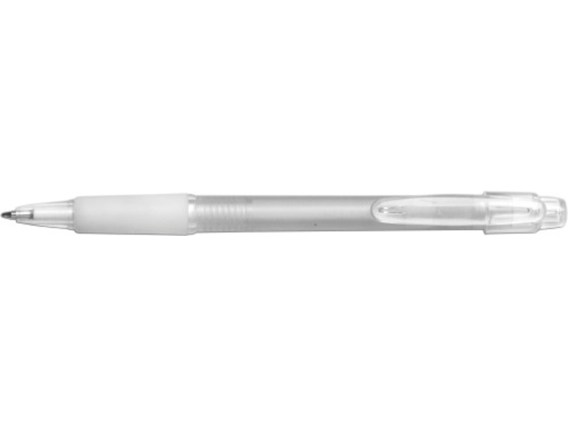 Kugelschreiber aus Kunststoff Zaria – Weiß bedrucken, Art.-Nr. 002999999_3321