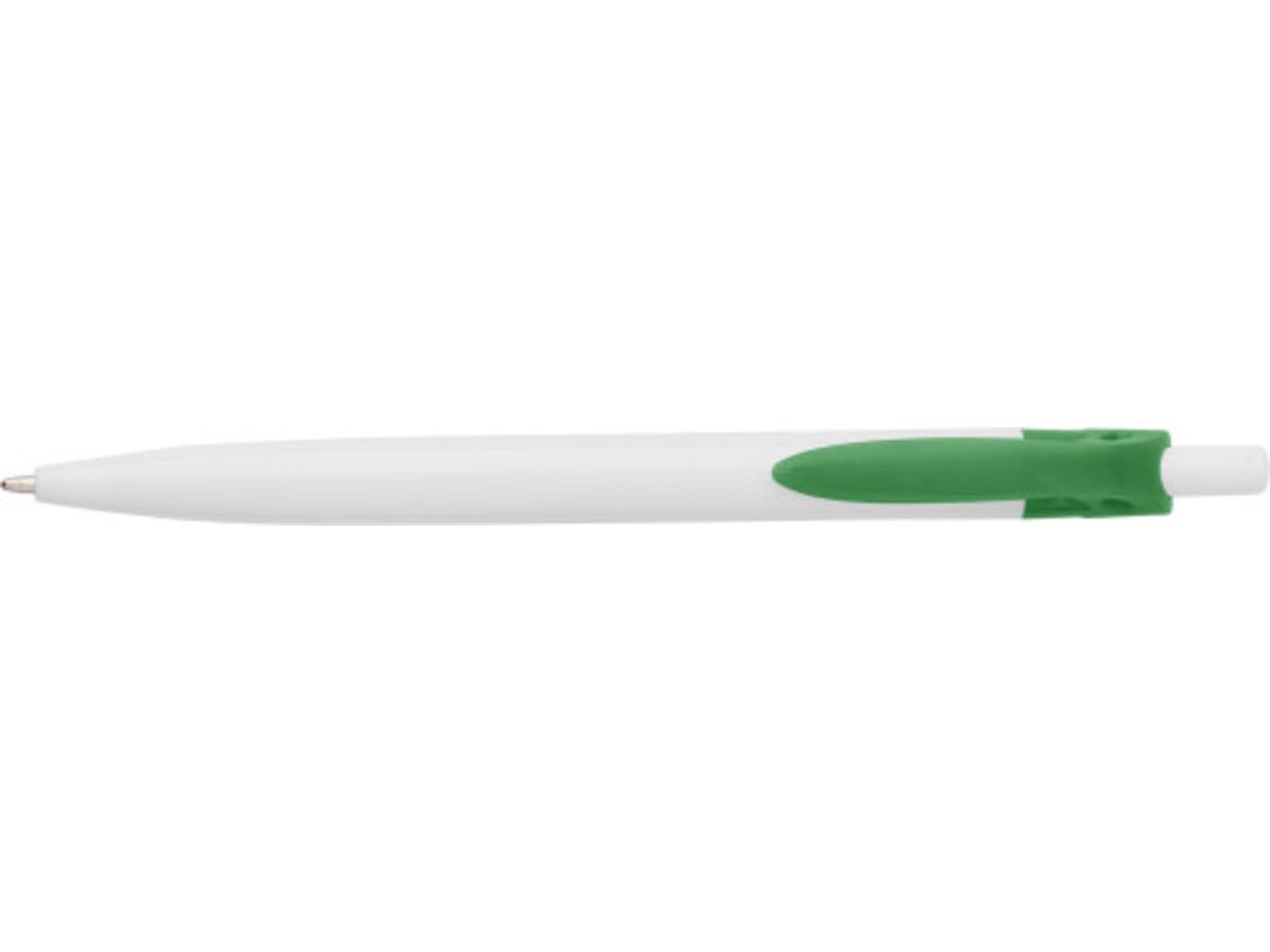 Kugelschreiber aus Kunststoff – Grün bedrucken, Art.-Nr. 004999999_548641