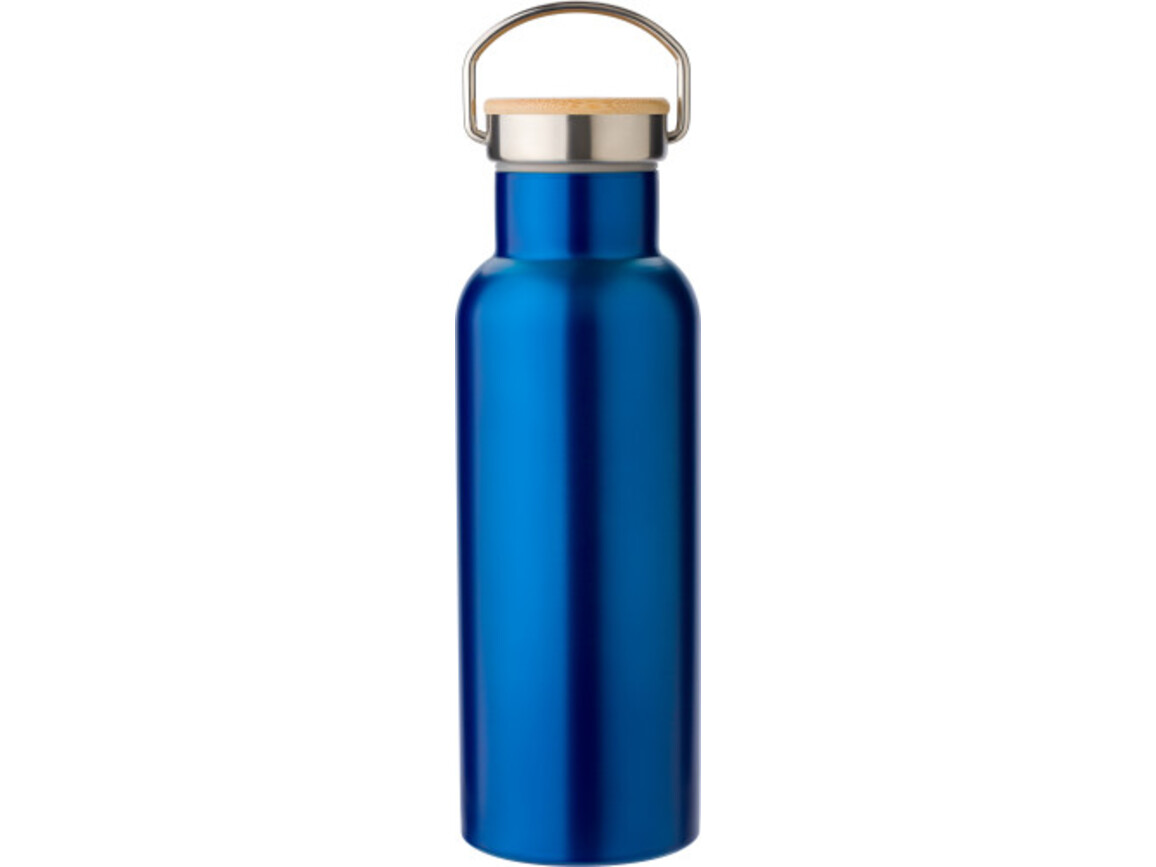 Edelstahl-Trinkflasche doppelwandig – Blau bedrucken, Art.-Nr. 005999999_668130