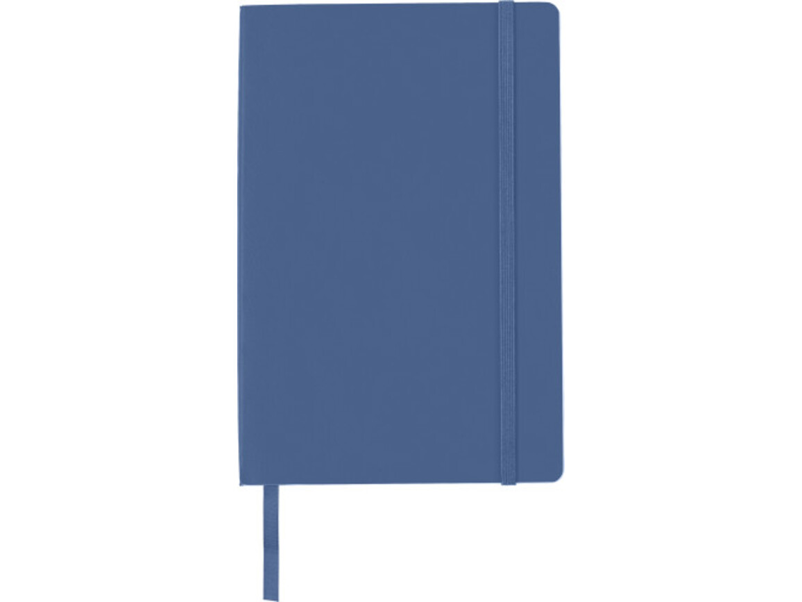 Notizbuch aus PU Mireia – Blau bedrucken, Art.-Nr. 005999999_8276