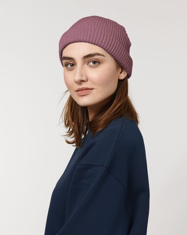 Fisherman Beanie - Fisherman-Beanie - Hibiscus Rose - OS bedrucken, Art.-Nr. STAU771C062OS
