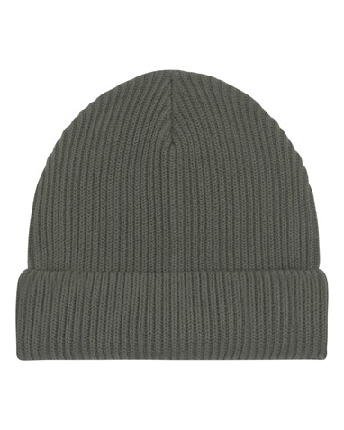 Fisherman Beanie - Der Fisherman Beanie - Khaki - OS bedrucken, Art.-Nr. STAU771C223OS