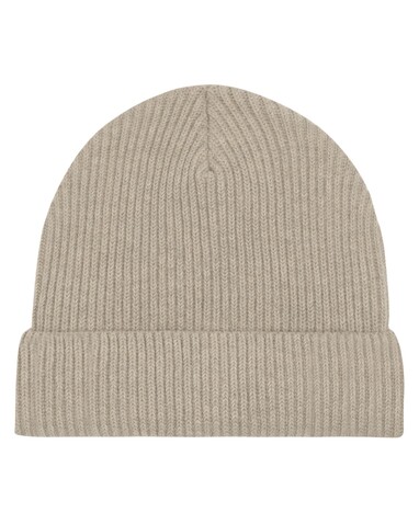 Fisherman Beanie - Der Fisherman Beanie - Heather Sand - OS bedrucken, Art.-Nr. STAU771C592OS