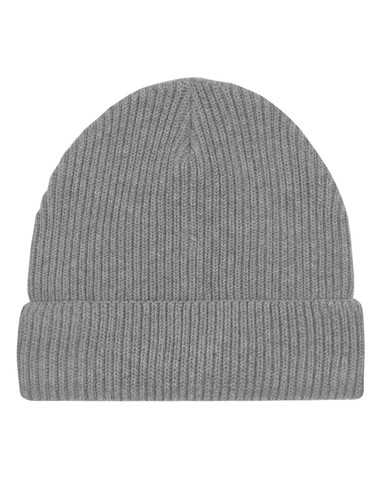 Fisherman Beanie - Der Fisherman Beanie - Mid Heather Grey - OS bedrucken, Art.-Nr. STAU771C650OS