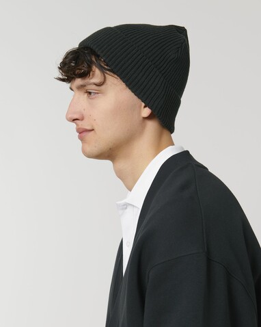 Fisherman Beanie - Black - OS bedrucken, Art.-Nr. STAU771C002OS
